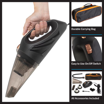 Portable Wireless Rechargeable Car Vacuum